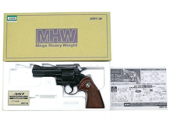 [コクサイ] ニュー コルトパイソン 4インチ メガHW NO.403 モデルガン (中古)