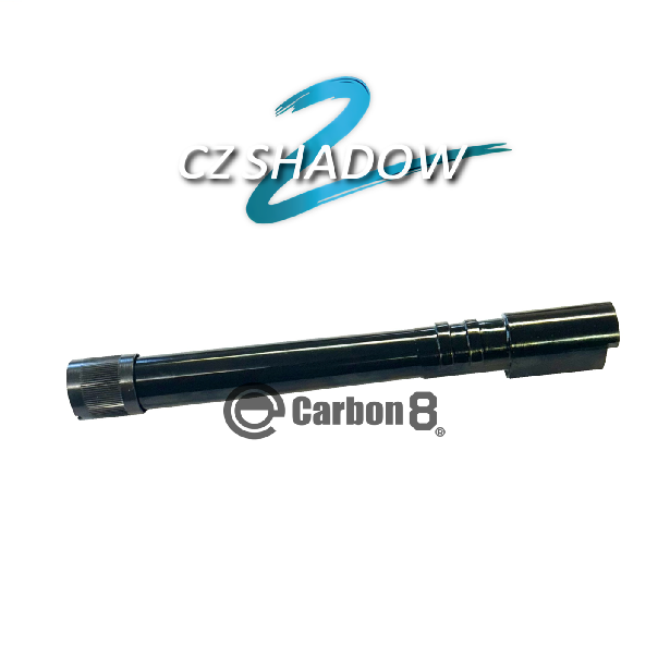 [Carbon8] CZ SHADOW 2 対応 サイレンサー対応アウターバレル 先端14ｍｍ逆ネジ/キャップ付 (新品)