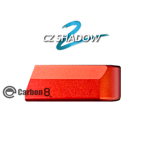 [Carbon8] CZ SHADOW 2 対応 アルミマガジンバンパー レッド (新品取寄)