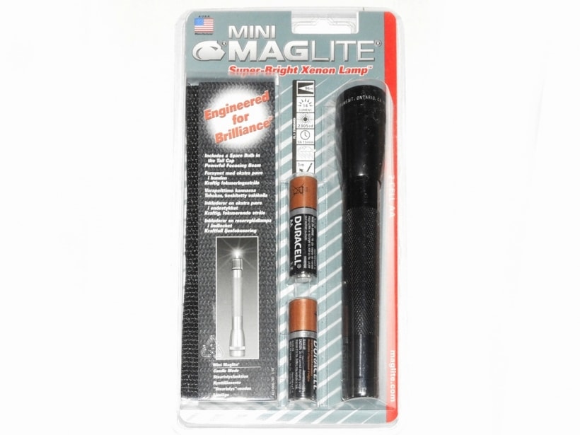 [MAGLITE] ミニマグライト 高輝度キセノン 2AAホルスターコンボ BK M2A01HV (未使用)