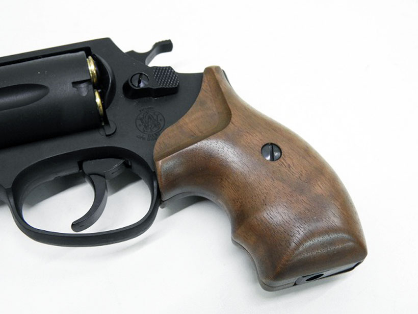 マルシン] S&W M36 チーフスペシャル 6mmXカートリッジ 【木製グリップ