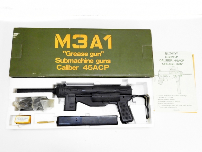 M3A1 グリースガン ＨＷ .45ACP ブローバック モデルガン 絶版-