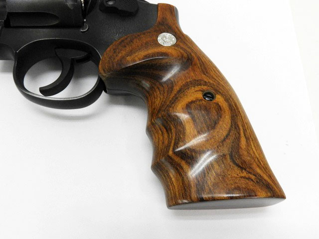 タナカ] S&W M19 4インチ ウェザリング アルタモント木製グリップ 