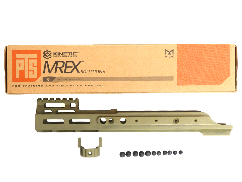 [PTS] KINETIC SCAR MREX タイプ M-LOK 4.9インチ ハンドガード DE (中古)